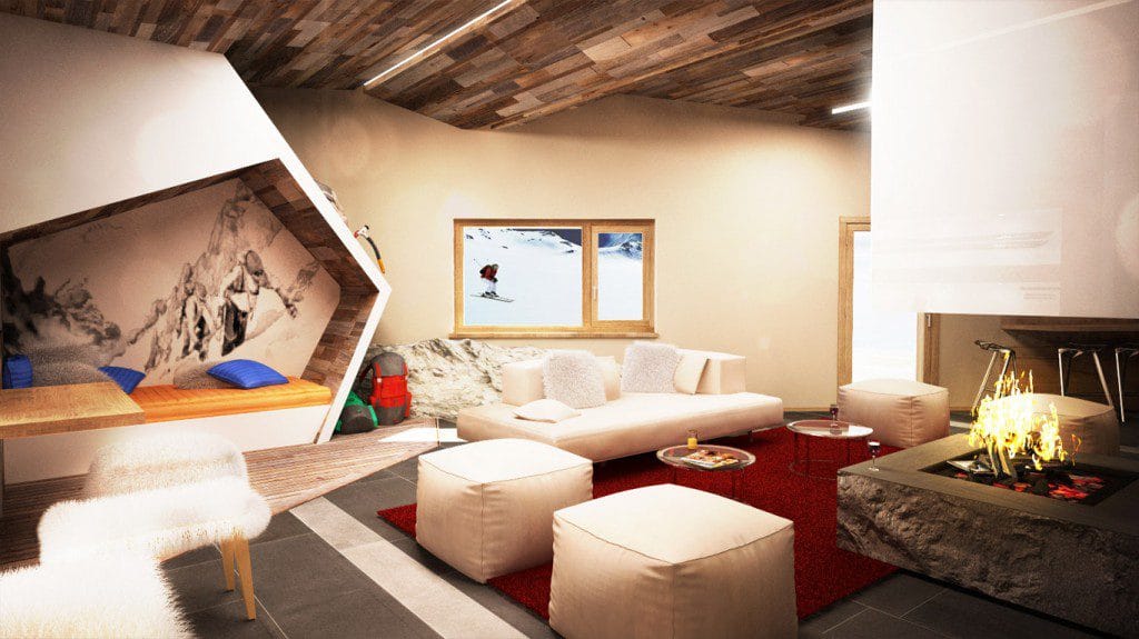 hotel Pashmina val thorens hôtel ski - hotel Pashmina val thorens - salon