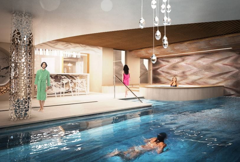 Spa de l'hôtel Pashmina 5 étoiles à val thorens Spa de l'hôtel Pashmina 5 étoiles à val thorens