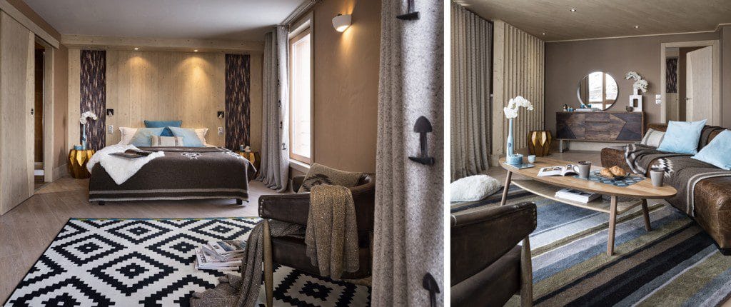 hotel taos tignes hôtel ski - hotel Taos Tignes - chambre salon