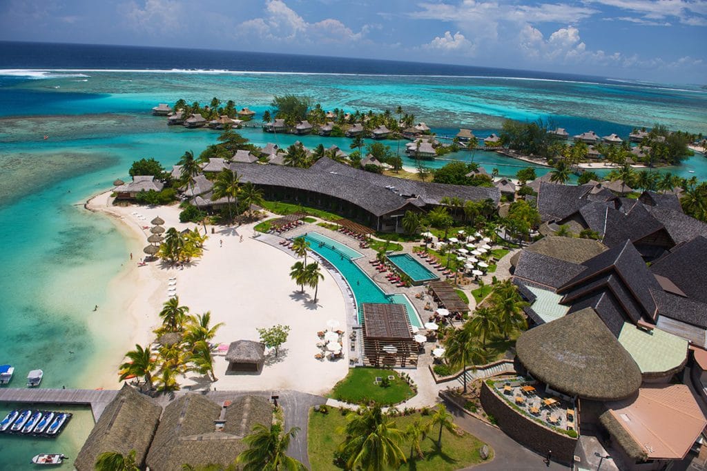 Hôtel Intercontinental à Moorea en Polynésie