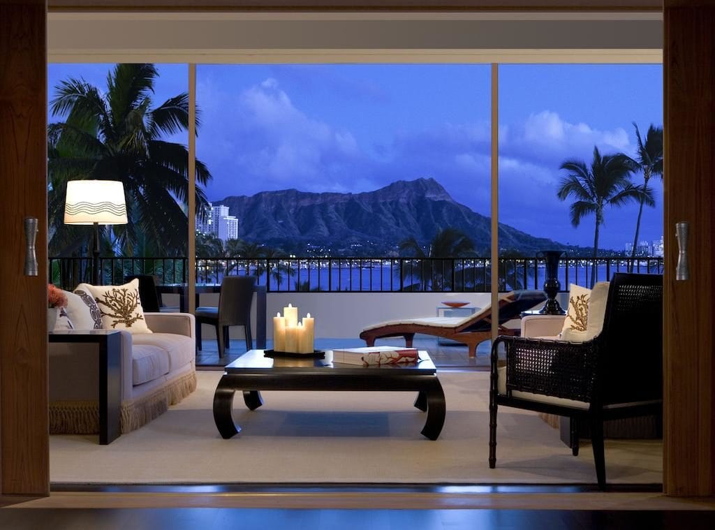 Les 5 plus beaux hôtels d'Oahu à Hawaii - Hôtel Halekulani - Terrasse