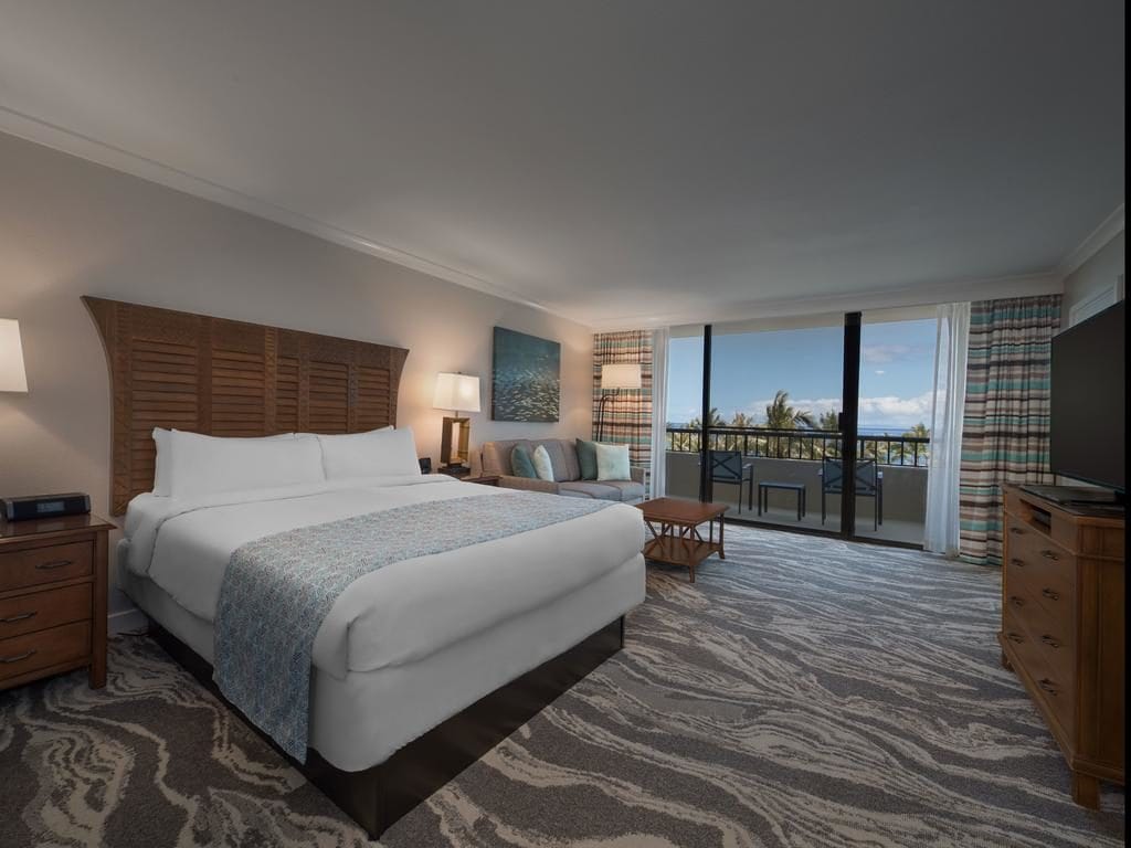 Les 5 plus beaux hôtels de Maui Hawaii - Hôtel Marriott's Maui Ocean Club Chambre