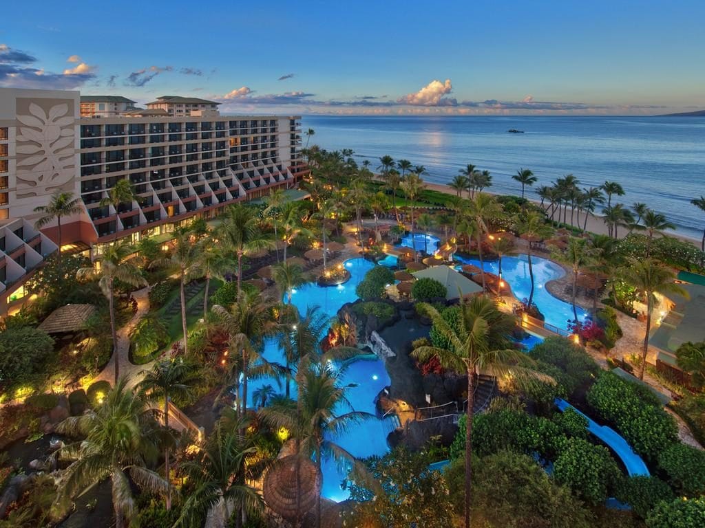 Les 5 plus beaux hôtels de Maui Hawaii - Hôtel Marriott's Maui Ocean Club