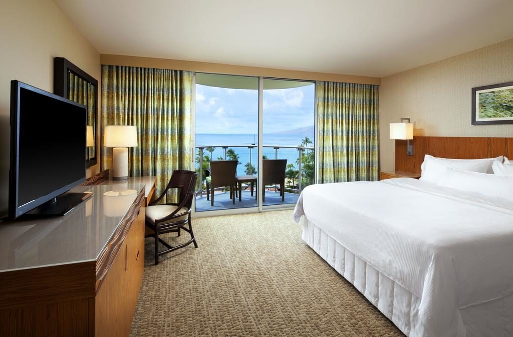 Les 5 plus beaux hôtels de Maui Hawaii - Hôtel The Westin Maui Resort Chambre
