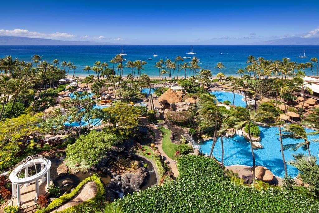 Les 5 plus beaux hôtels de Maui Hawaii - Hôtel The Westin Maui Resort Piscine