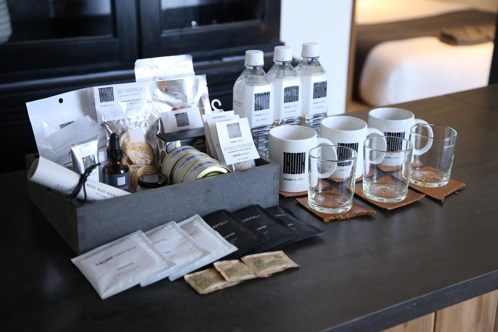 Les meilleurs hôtels de Tokyo - Trunk Hotel - Cadeaux