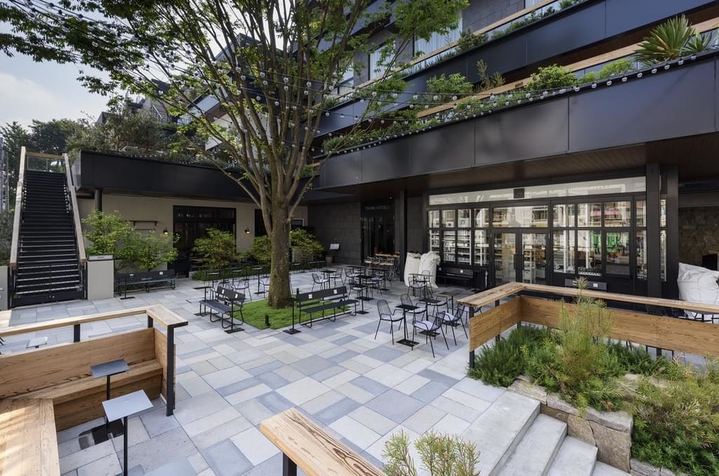 Les meilleurs hôtels de Tokyo - Trunk Hotel - Terrasse