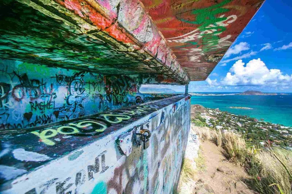 Le sentier de Lanikai Pillbox