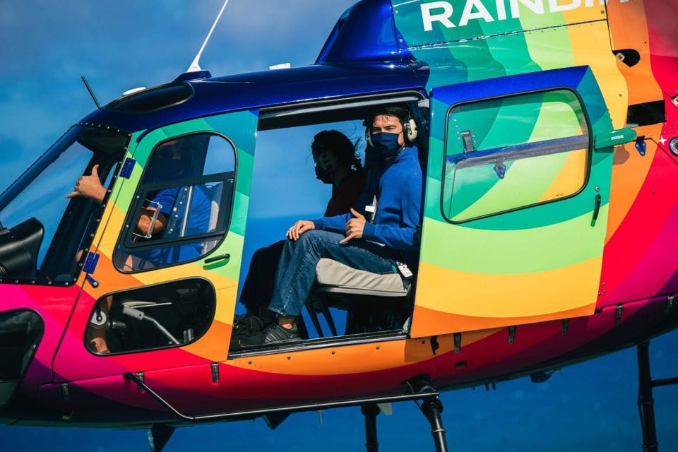 Tour en helicptere à oahu porte ouverte