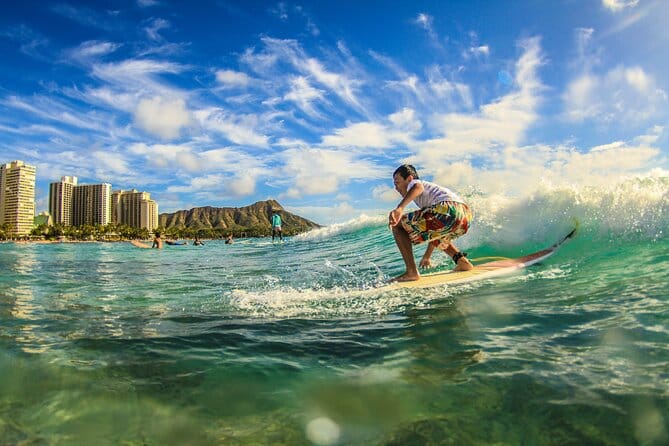 cours de surf à Waikiki