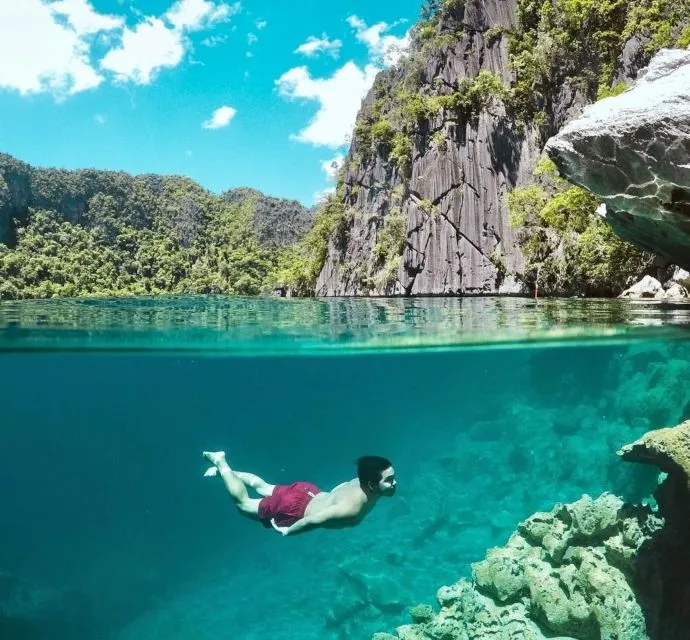 Visiter Coron Island aux Philippines 5 lac barracuda à Coron Island