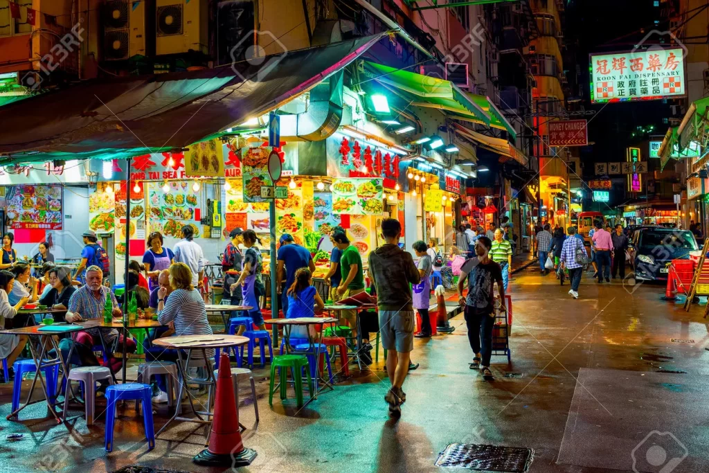 marche nocturnes de hong kong