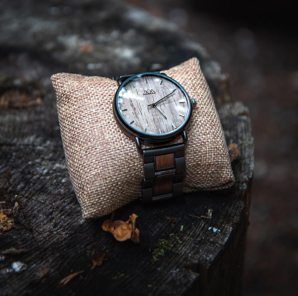 montre en bois homme