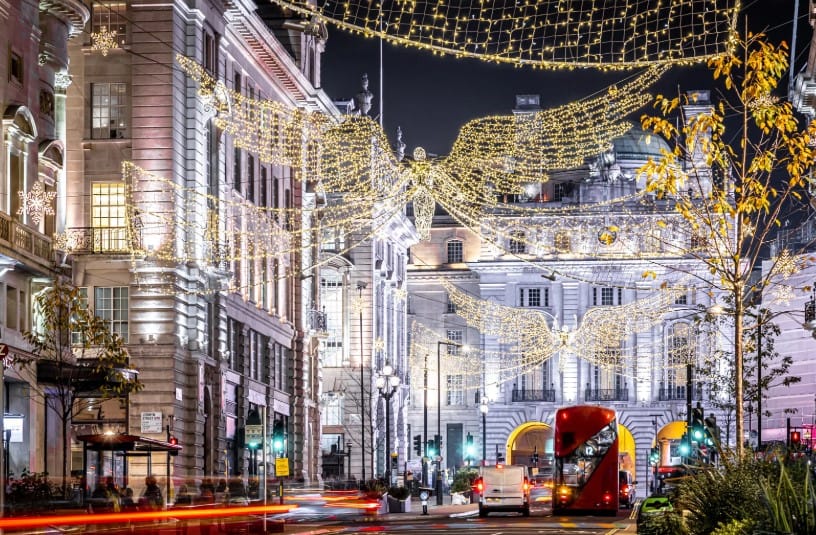 Illuminations de Noel à Londres