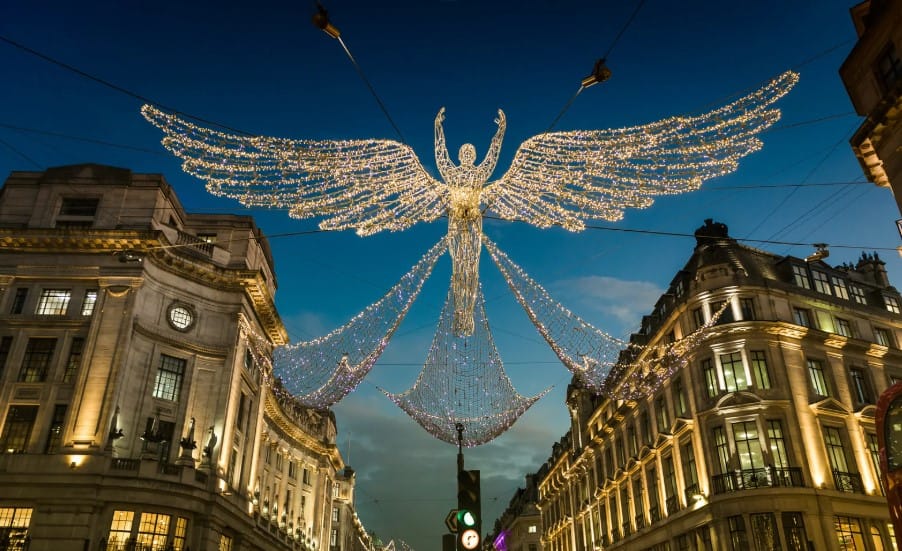 Londres et ses illuminations de Noel feeriques
