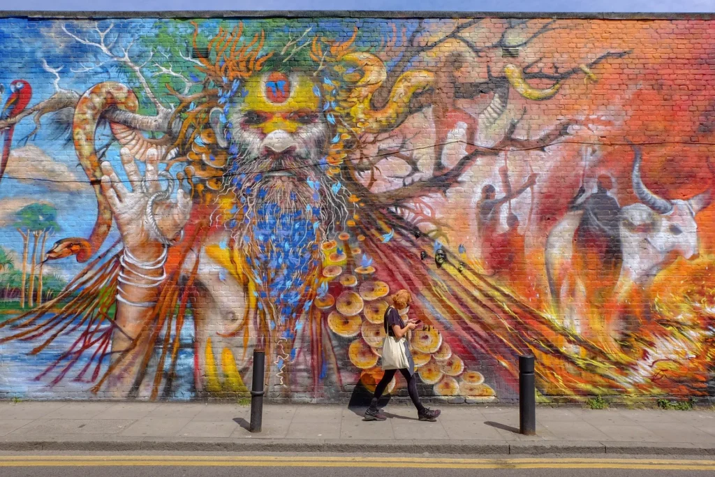 street art à Londres bricklane