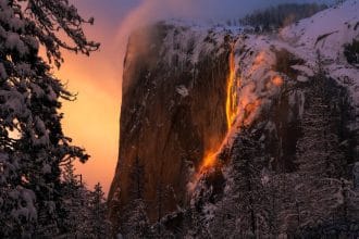 Cascade de feu Yosemite - Mike Mezeul II Photography LLC