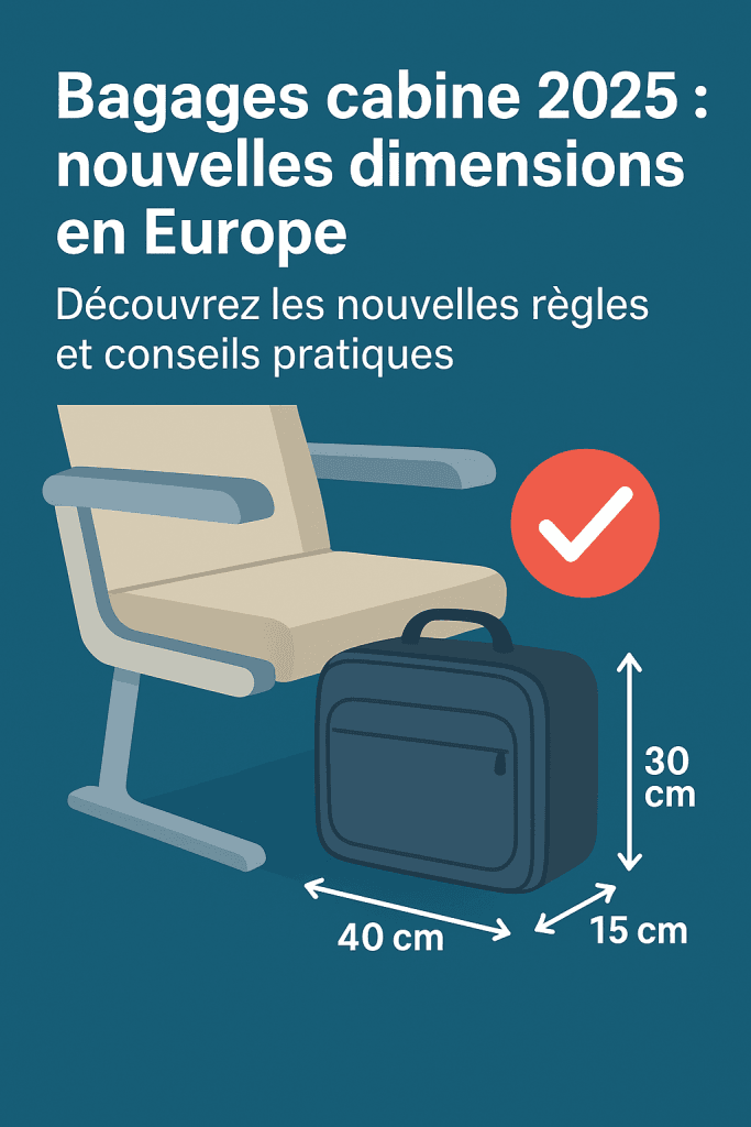 Nouvelles règles sur les bagages cabine en Europe 2025