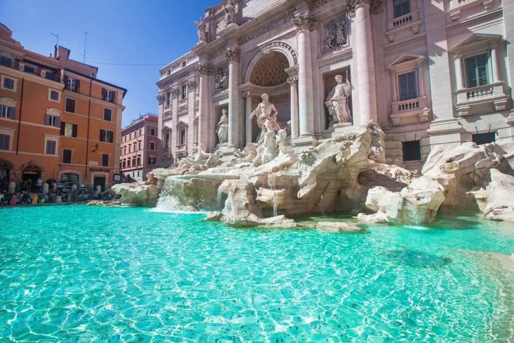 fontaine de Trevi à Rome