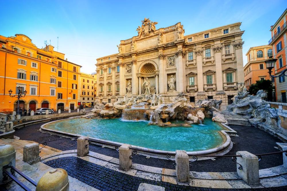 Que faire a la fontaine de Trevi à Rome en Italie