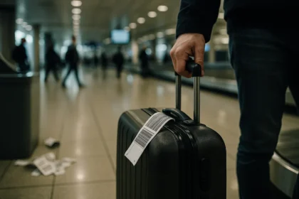 Aéroport nouvelle arnaque des étiquettes de valises