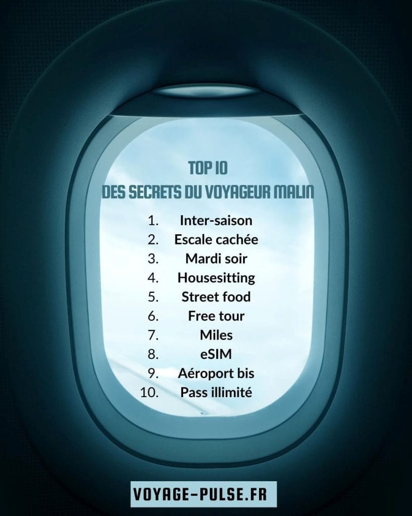 Top 10 des secrets du voyageur malin