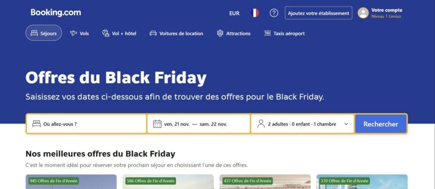 black friday Booking