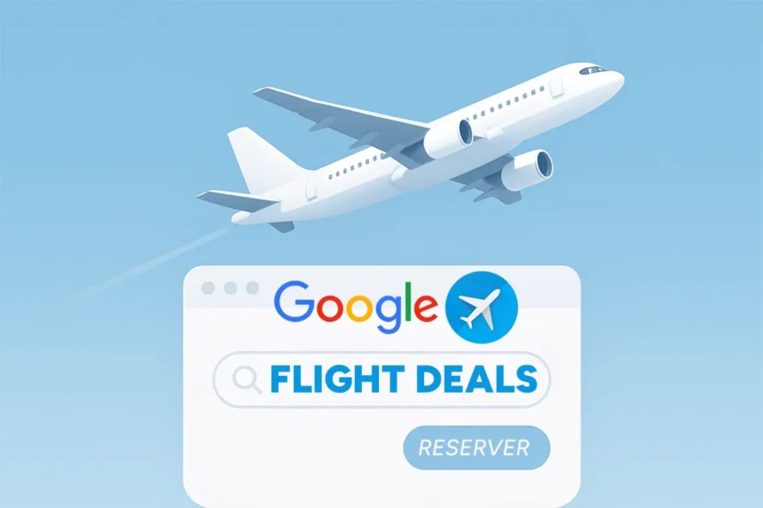 Réserver votre vol pas cher avec Google Flights Deals