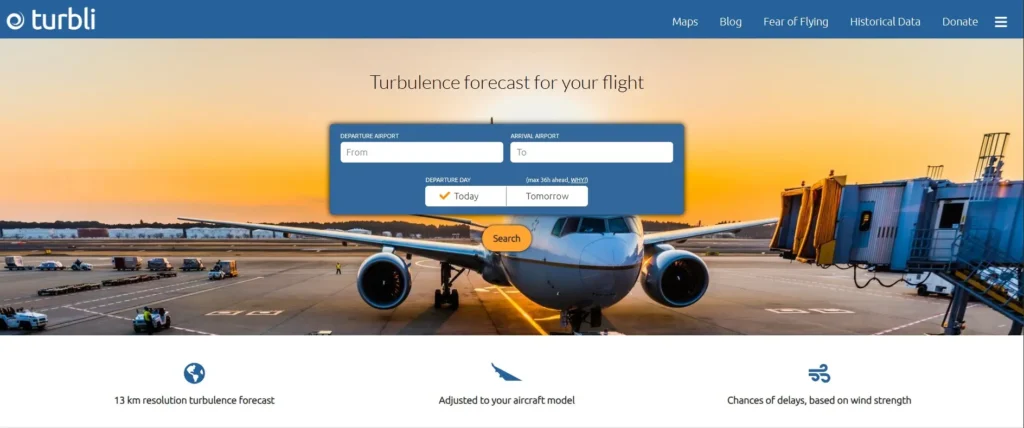 site web turbli - turbulence avion