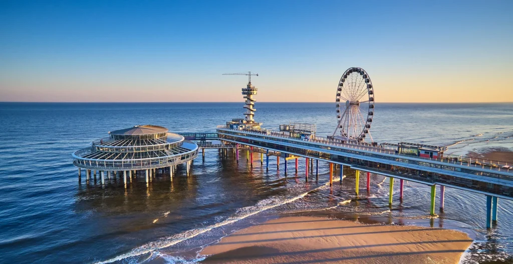 Plage Scheveningen pays bas