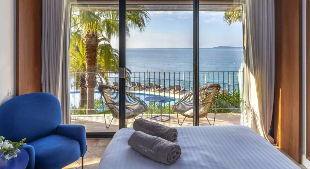 Magnifique chambre avec vue mer de l'hôtel Le Bailli de Suffren