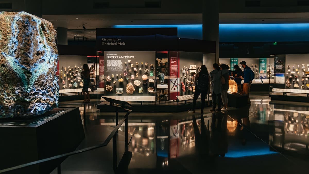 Musée américain d'histoire naturelle : billets et Nuit au musée 2 Les salles de gemmes et de minéraux du musée américain d'histoire naturelle