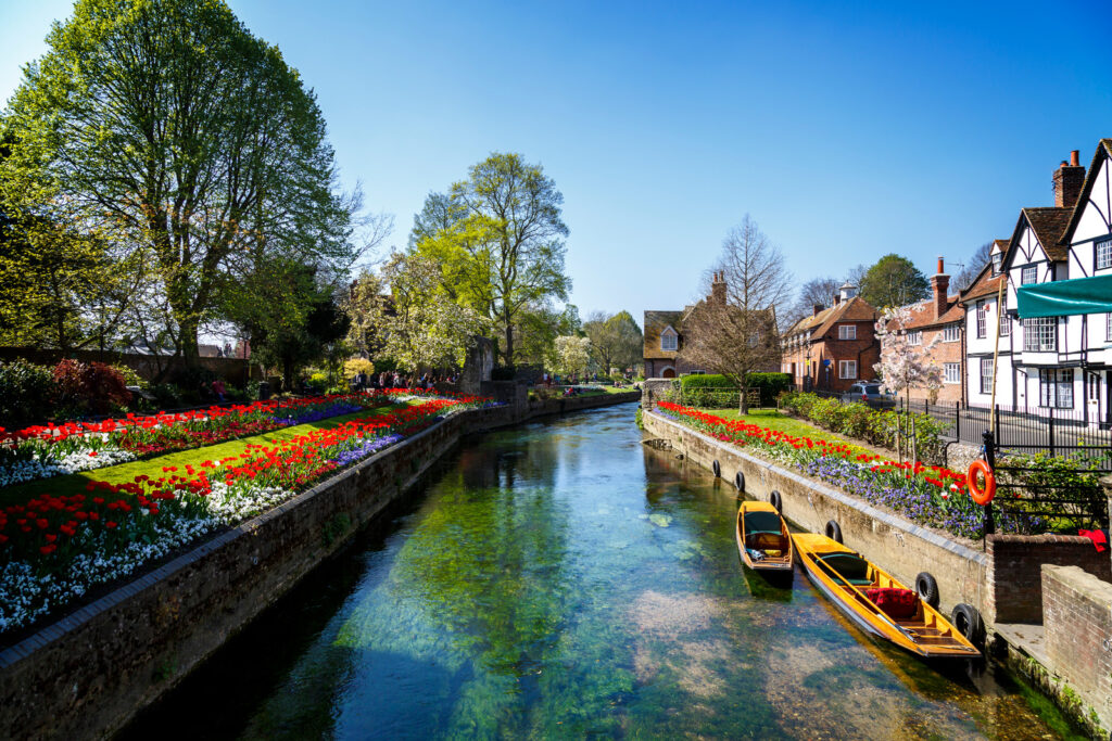 Canterbury en Angleterre : cathédrale, Thomas Becket et visite depuis Londres 2 charmant canal de Canterbury
